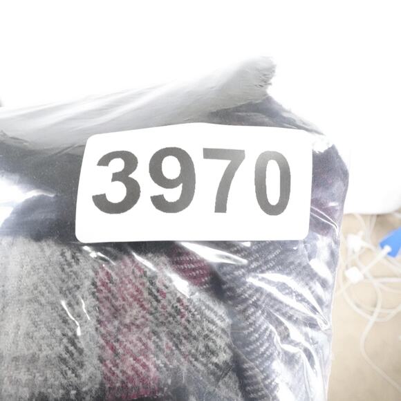 Obey Jacket Mens Small Black Gray Red Plaid Sherpa Collar Flannel Lined Workwear - Picture 12 of 12